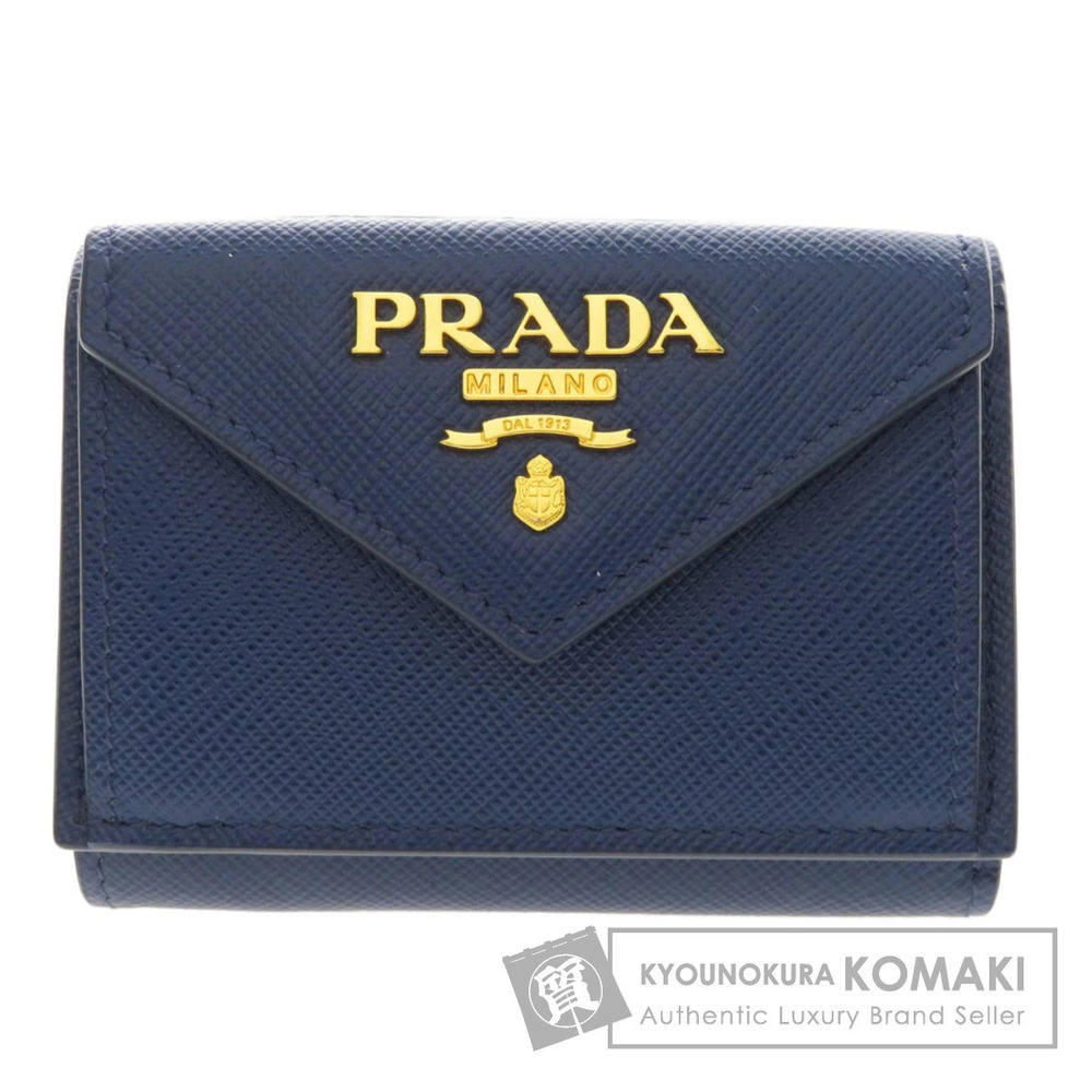 Prada Wallet Bi fold Wallet Leather